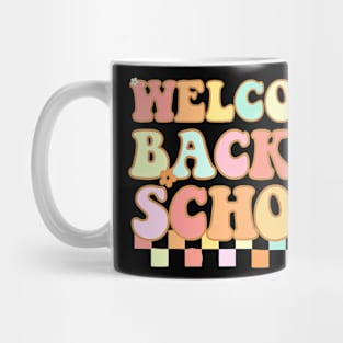 Back To School Retro First Day of School Teacher Mug